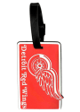 Detroit Red Wings Rubber Luggage Tag - Red