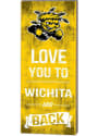 Wichita State Shockers 18x7 inch Love You To And Back Wall Art