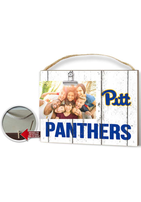 White Pitt Panthers 10x8 Clip It Photo Sign