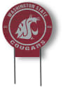 Washington State Cougars 20x20 Color Logo Circle Yard Sign