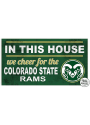 KH Sports Fan Colorado State Rams 20x11 Indoor Outdoor In This House Sign