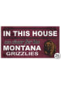 KH Sports Fan Montana Grizzlies 20x11 Indoor Outdoor In This House Sign