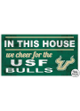 KH Sports Fan South Florida Bulls 20x11 Indoor Outdoor In This House Sign