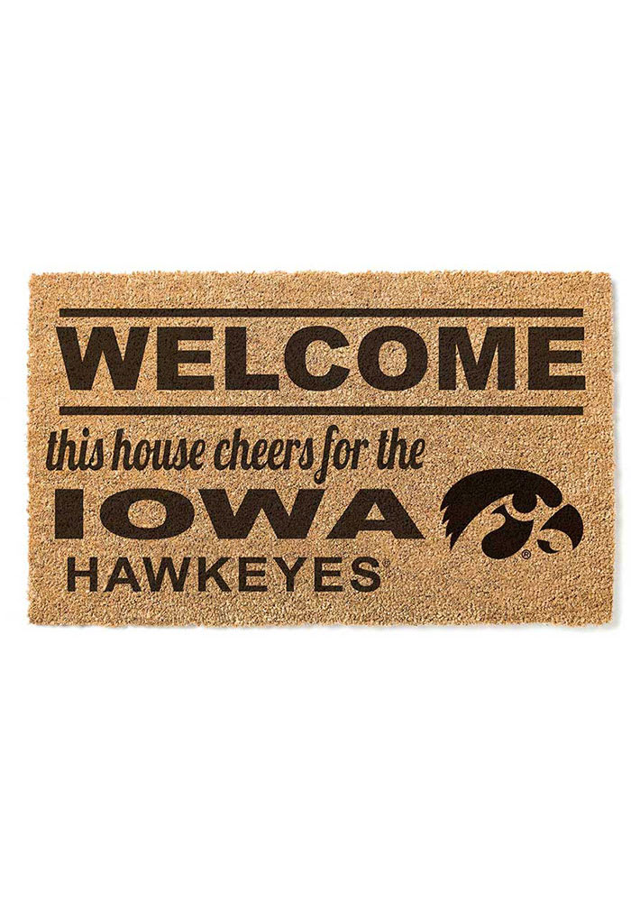 Iowa Hawkeyes Welcome 18x30 Door Mat
