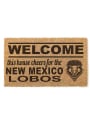 New Mexico Lobos 18x30 Welcome Door Mat