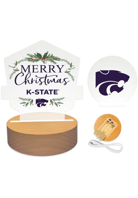 Purple K-State Wildcats Holiday Light Set Desk Accessory