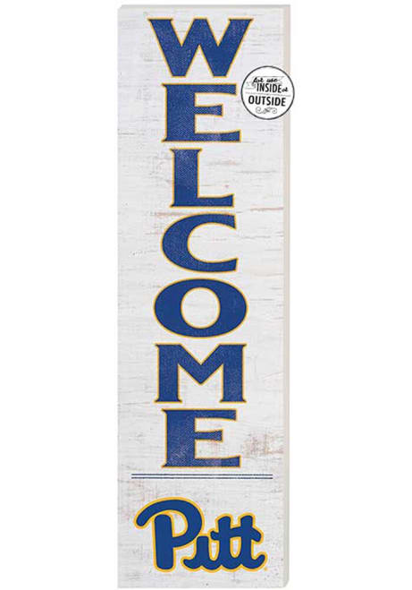 White Pitt Panthers 10x35 Welcome Sign