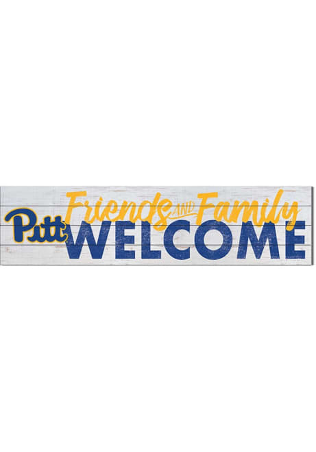 Gold Pitt Panthers 40x10 Welcome Sign