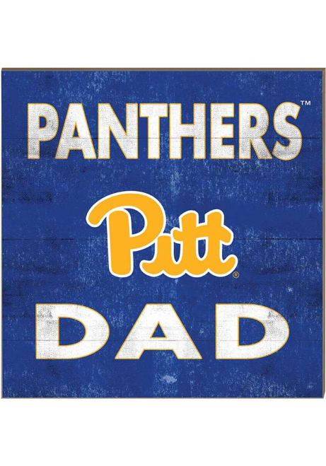 Gold Pitt Panthers 10x10 Dad Sign