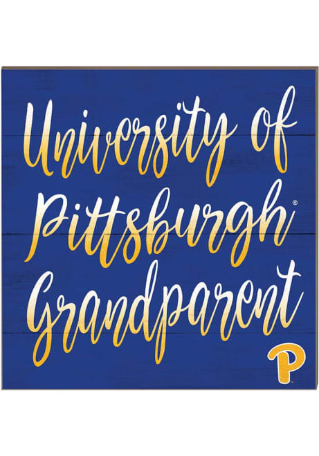 Gold Pitt Panthers 10x10 Grandparents Sign