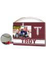 Troy Trojans Clip It Colored Logo Photo Picture Frame