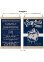 KH Sports Fan Georgetown Hoyas Fight Song Reversible Banner Sign