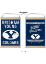 KH Sports Fan BYU Cougars Faux Rusted Reversible Banner Sign