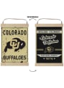 KH Sports Fan Colorado Buffaloes Faux Rusted Reversible Banner Sign