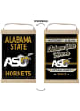 KH Sports Fan Alabama State Hornets Faux Rusted Reversible Banner Sign
