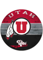 KH Sports Fan Utah Utes 20x20 Retro Multi Color Circle Sign