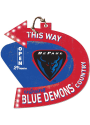 KH Sports Fan DePaul Blue Demons This Way Arrow Sign