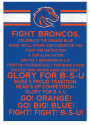 KH Sports Fan Boise State Broncos 35x24 Fight Song Sign