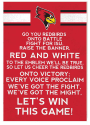 KH Sports Fan Illinois State Redbirds 34x23 Fight Song Sign