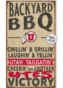 KH Sports Fan Utah Utes 11x20 Indoor Outdoor BBQ Sign