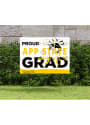 Appalachian State Mountaineers 18x24 Proud Grad Logo Yard Sign