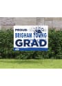 BYU Cougars 18x24 Proud Grad Logo Yard Sign