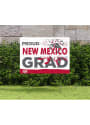 New Mexico Lobos 18x24 Proud Grad Logo Yard Sign