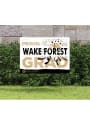 Wake Forest Demon Deacons 18x24 Proud Grad Logo Yard Sign
