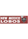 KH Sports Fan New Mexico Lobos 35x10 Indoor Outdoor Colored Logo Sign