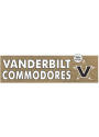 KH Sports Fan Vanderbilt Commodores 35x10 Indoor Outdoor Colored Logo Sign