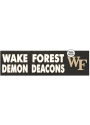 KH Sports Fan Wake Forest Demon Deacons 35x10 Indoor Outdoor Colored Logo Sign