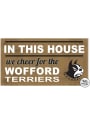 KH Sports Fan Wofford Terriers 20x11 Indoor Outdoor In This House Sign