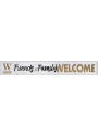 KH Sports Fan Wofford Terriers 5x36 Welcome Door Plank Sign