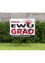 Eastern Washington Eagles 18x24 Proud Grad Logo Yard Sign