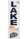 KH Sports Fan UTEP Miners 35x10 Lake Life is Best Indoor Outdoor Sign