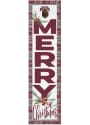 KH Sports Fan Montana Grizzlies 12x48 Merry Christmas Leaning Sign