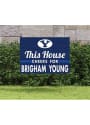 BYU Cougars 18x24 This House Cheers Yard Sign