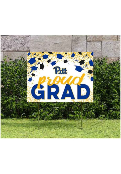 Gold Pitt Panthers 18x24 Confetti Yard Sign