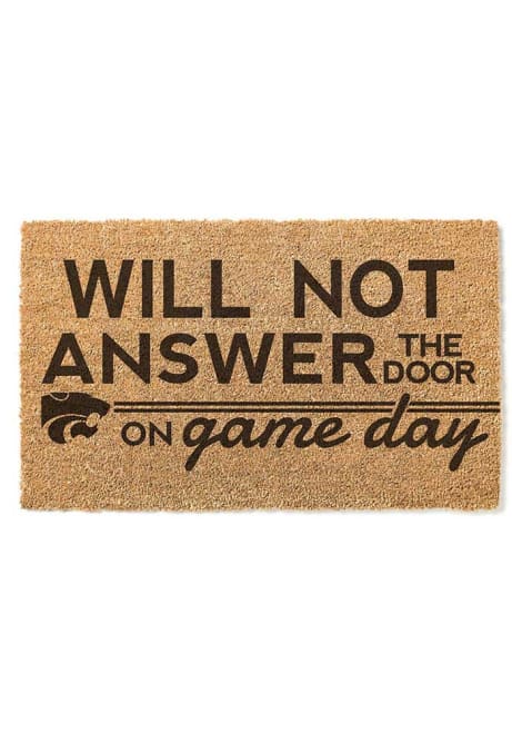 Brown K-State Wildcats Will Not Answer on Game Day Door Mat