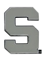 Michigan State Spartans Chrome Car Emblem - Silver