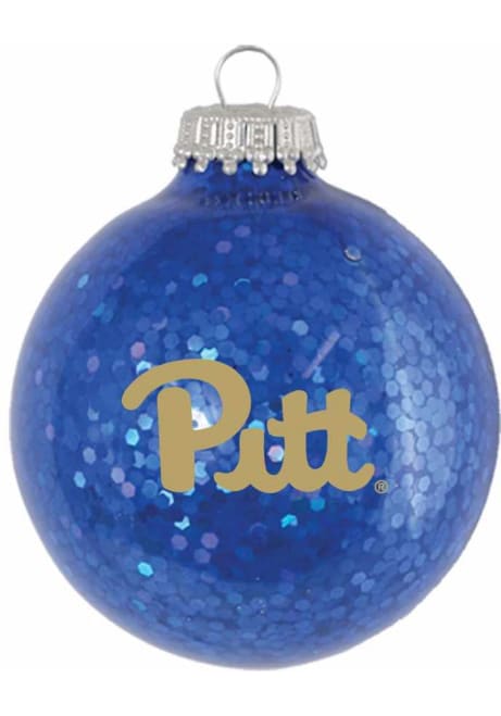 Blue Pitt Panthers Sparkle Ornament