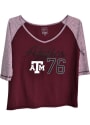 Texas A&M Aggies Juniors Maroon Morgan T-Shirt