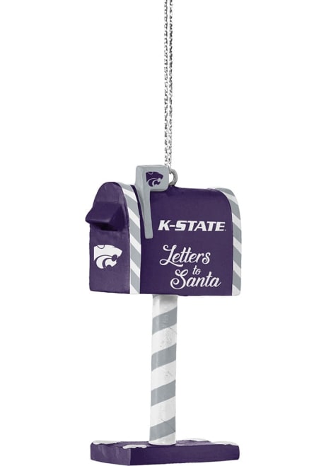 Purple K-State Wildcats Mailbox Ornament