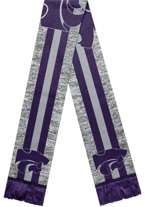 K-State Wildcats Forever Collectibles Gray Big Logo Mens Scarf