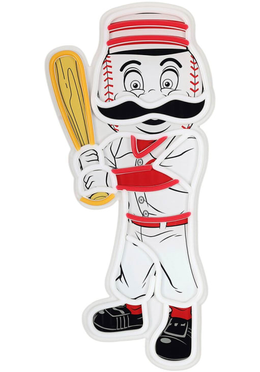 Cincinnati Reds LED 20" Mascot Neon Sign