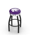Main image for Black K-State Wildcats 3 Ring Chrome Seat Pub Stool