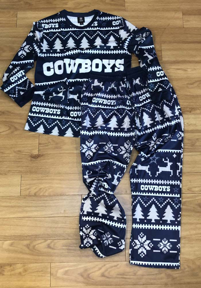 Dallas Cowboys Navy Blue Cowboys Wordmark Lounge Pants