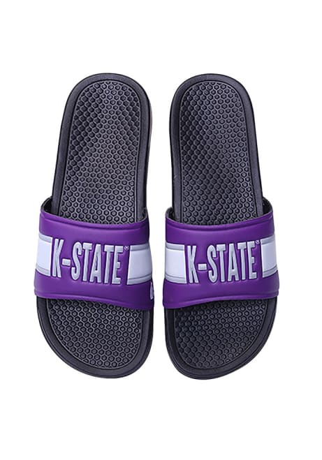 Raised Logo K-State Wildcats Mens Slides