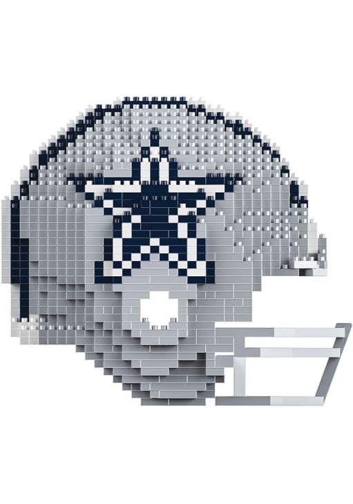Forever Collectibles Dallas Cowboys 3D Mini BRXLZ Helmet Puzzle