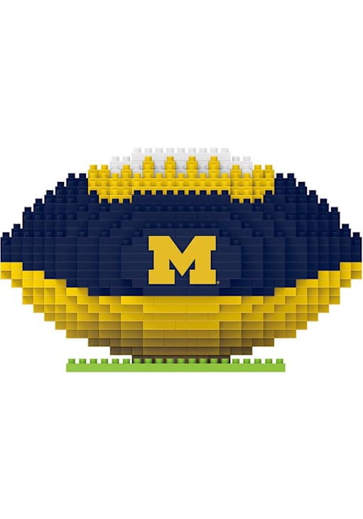 Forever Collectibles Michigan Wolverines 3D Mini BRXLZ Football Puzzle